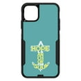 thumbnail image 1 of DistinctInk Custom SKIN / DECAL compatible with OtterBox Commuter for iPhone 11 (6.1" Screen) - Hope is an Anchor for a Sould - Yellow Teal, 1 of 5