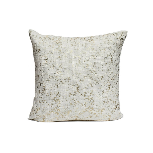 Harkaari, Foiled Slub Pattern Throw Pillow