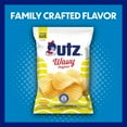 Utz Wavy Original Potato Chips, GlutenFree, Family Size, 7.75 oz Bag