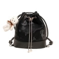 thumbnail image 5 of Bolso bandolera estilo universitario de alta calidad para mujer, mochila informal sencilla con cordón de gran capacidad, 2025, 5 of 5