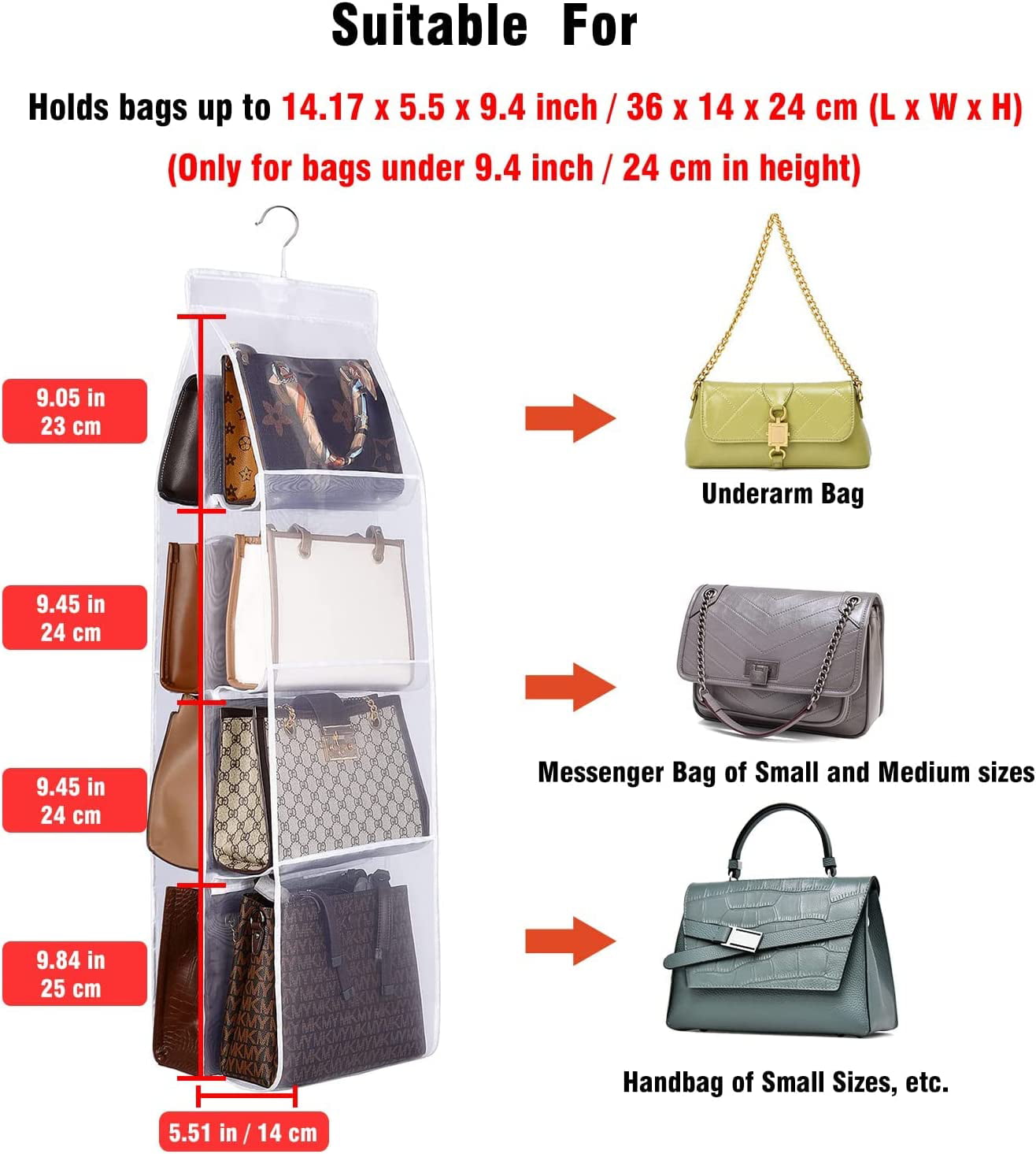 Wardrobe Hanging Hook For Bags Ties Plastic Storage Holder - Temu