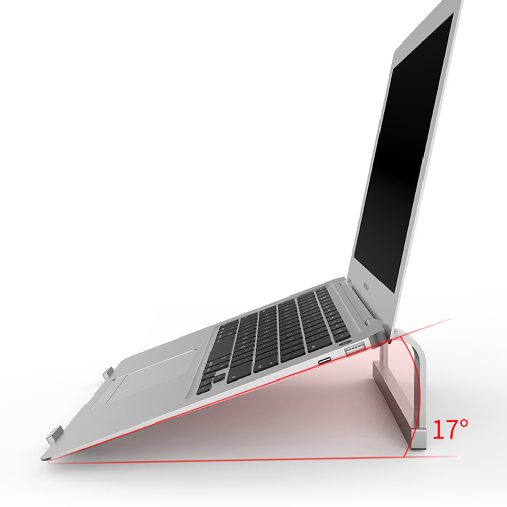 QIFULL Back to School Laptop Riser Stand Aluminium Alloy Portable Notebook Riser for Home Use 1Pack