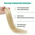 Jkzcp Human Hair Tape In Hair Extensions Seamless Adhesive Tape Ins Remy Hair Straight Invisible