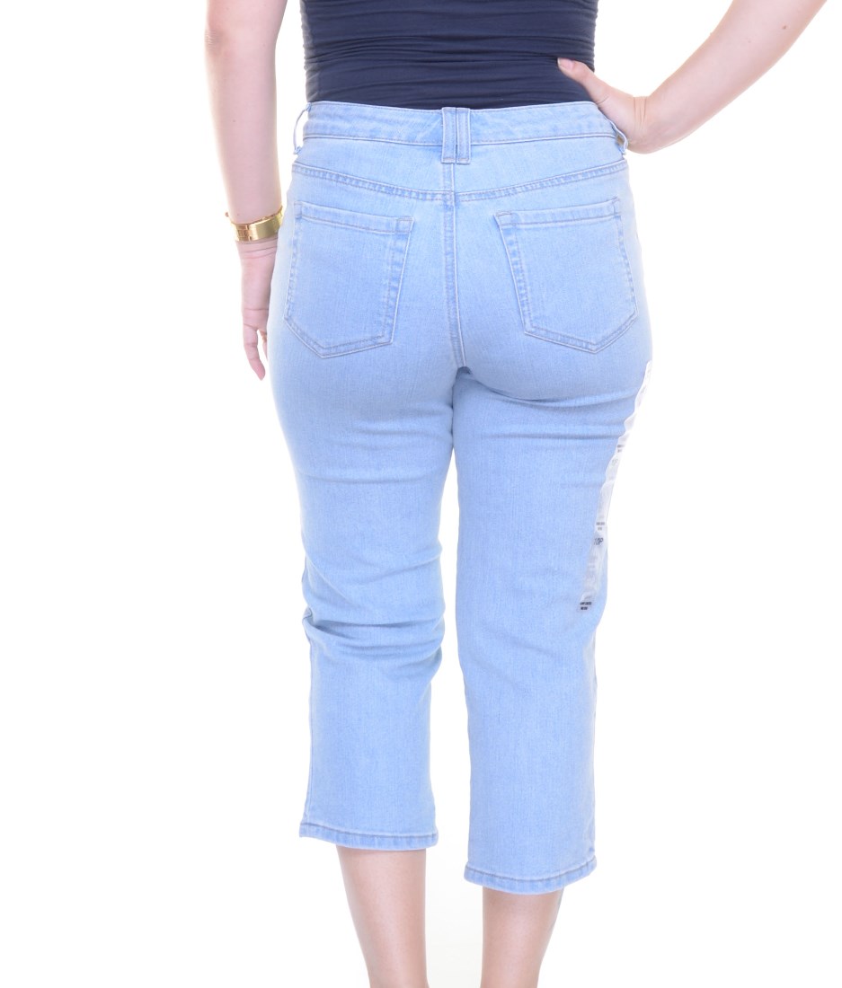 style co petite jeans tummy control