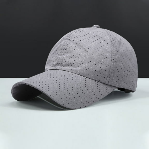 SPRING PARK Baseball Cap Solid Trucker Snapback Adjustable Cotton Blank Women for Outdoor