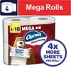 Charmin Ultra Strong Toilet Paper 4 Mega Rolls, 220 Sheets Per Roll
