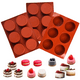thumbnail image 1 of Trio Moldes Silicona Hornear Galletas Redondos 6 Espacios 3p, 1 of 6