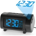 thumbnail image 3 of VOCOO Projection Alarm Clock, LED Display Radio Alarm Clock with USB Charger Port, 180° Projector and 4 Dimmer Settings, 3 of 11