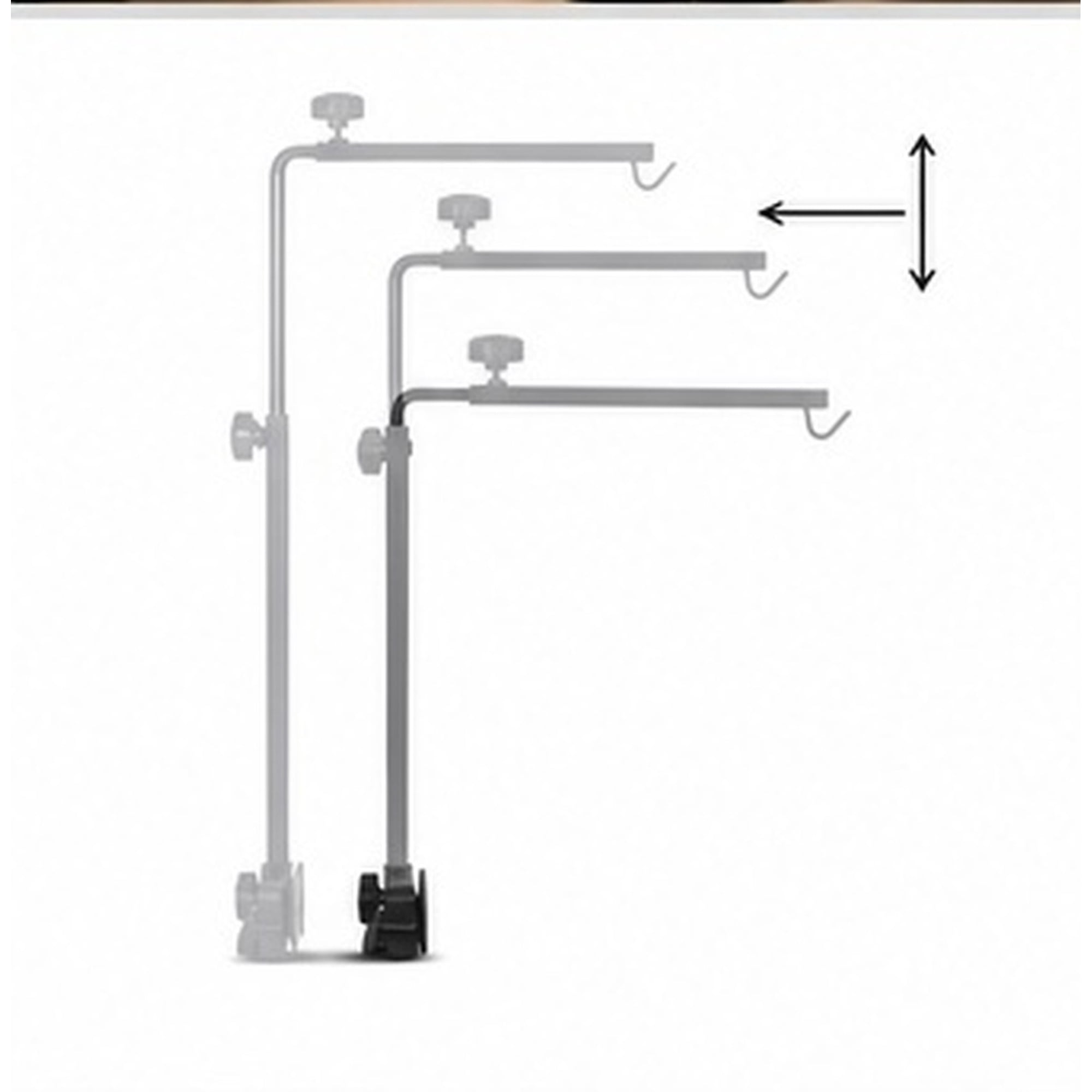 VERDANVERSE Adjustable Turtle Basking Light Stand Iron Bracket for Tanks