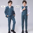 thumbnail image 2 of Boys Suit for Kids 6 Pieces Formal Dresswear Set Teen Boys Tuxedo Suits for Wedding Graduation, 2 of 5