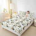 thumbnail image 4 of Castle Fairy Cute Animal Sloth Full Size Sheets,Cartoon Woodland Wildlife Bed Sheets, 4 of 7