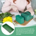 thumbnail image 4 of 10-Pack Floral Centerpiece Trays, 10.24 Inch Plastic Bowl Flower Arrangement Base Rectangular Foam Holder [Green], 4 of 7