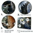 thumbnail image 3 of Designart "The Resolute Gaze Of The Bold Eagle I" Animals Eagle Floater Framed Wall Decor, 3 of 5