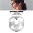 thumbnail image 3 of Auriculares inalámbricos diseño transparente graves profundos elegantes multifunción con cancelación de ruido ligeros para llamadas, 3 of 8
