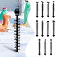 thumbnail image 3 of Snowfall Measuring Gauge - Iron Material, 85-90cm Length, Easy Install, Outdoor Winter Decor, 3 of 8