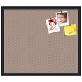 thumbnail image 2 of PinPix 28x24 Custom Cork Bulletin Board Brown Circles Poster Board Has a Fabric Style Canvas Finish, Framed in Brown Circles, by ArtToFrames (PinPix-492), 2 of 6