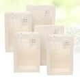 thumbnail image 3 of KAKOWELY window bag 5pcs Portable Flower Paper Bag Handheld Transparent Window Gift Package Containers11.81"X7.87"X5.91", 3 of 5