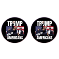 thumbnail image 1 of Broche Trump 2024 Creative President Lapel Pin para Hombres Y Mujeres Fanáticos (tipo Bandera), 1 of 4