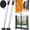 Matte White, variant on Heavy Duty Door Security Bar, 24.5"-50.7" Adjustable Door Stopper with Large Anti-Slip Base, 360° Swivel Foot, Portable Door Brace for Hinged Doors, Sliding Windows, Hotel & Apartment