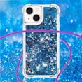 thumbnail image 2 of Funda FOXDOCK para iPhone 13 Mini con Cuerda Ajustable, Brillo Líquido, Protección Antigolpes y Lente – Ideal para Regalo, 2 of 6