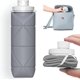 thumbnail image 2 of 1 Uds taza de agua plegable de gran capacidad para viajes al aire libre deportes taza de agua de silicona portátil resistente a altas temperaturas taza plegable telescópica de calidad alimentaria ER, 2 of 5