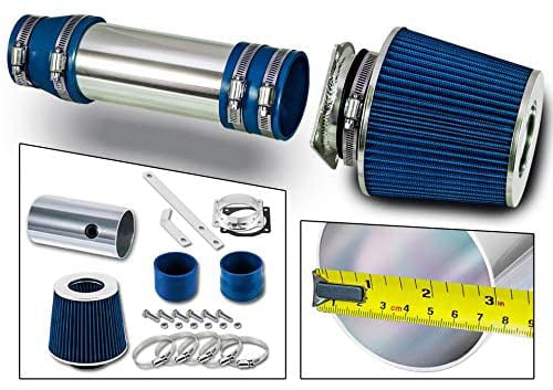 Filter Combo BLUE Compatible For 03-08 Mazda 6 L4 2.3L Rtunes Racing Cold Air Intake Kit 