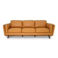 thumbnail image 1 of Selina Leather Cognac 3-Seater Sofa, 1 of 4