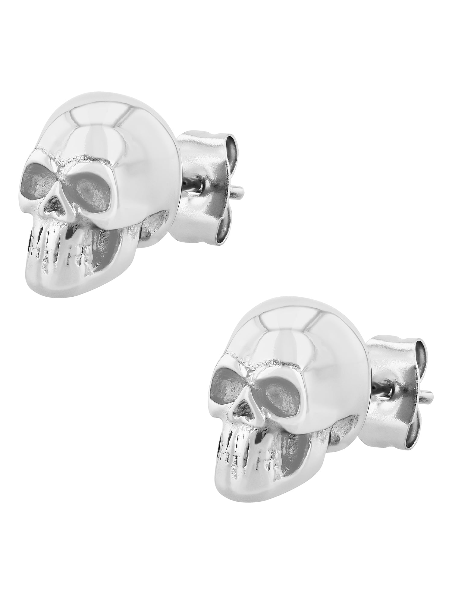 Believe by Brilliance Men's Stainless Steel Gothic Set of Earrings (Set of 3)