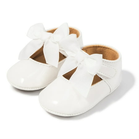 

0-18M Baby Girls Shoes Infant Bowknot Princess Wedding Dress Shoes Prewalker Baby Sneaker Shoes