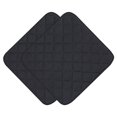 thumbnail image 2 of fastboy Coussins Réutilisables pour Fauteuils Roulants Protection Douce pour Sièges Scooters Aînés Noir 56x53cm 1Set, 2 of 5