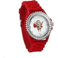 thumbnail image 3 of Blekon Christmas Tree Women Watch Crystals Studded Alloy Case Silicone Strap White Dial Santa Claus Analog Watches, 3 of 7