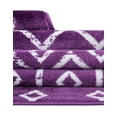 thumbnail image 2 of Unique Loom Moroccan Trellis Collection Area Rug - Mamounia (6' 1" Square Violet/Ivory), 2 of 10