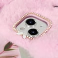 thumbnail image 2 of Compatible with iPhone 15 Plus Case Cute Cartoon Dog Plush Fluffy Case Girls 3D Kawaii Design Soft TPU Shockproof Cover Fuzzy Furry Winter Rabbit Hair Warm Case for Women Girls Girly Pink, 2 of 7
