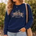 thumbnail image 4 of Jollimate Faith Over Fear Crewneck, Christian Sweatshirt Women, Christian Sweatshirt Gift, 4 of 6