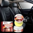 Herunwer Car Leather Cleaning Conditioner, Car Leather Care Cream, Car