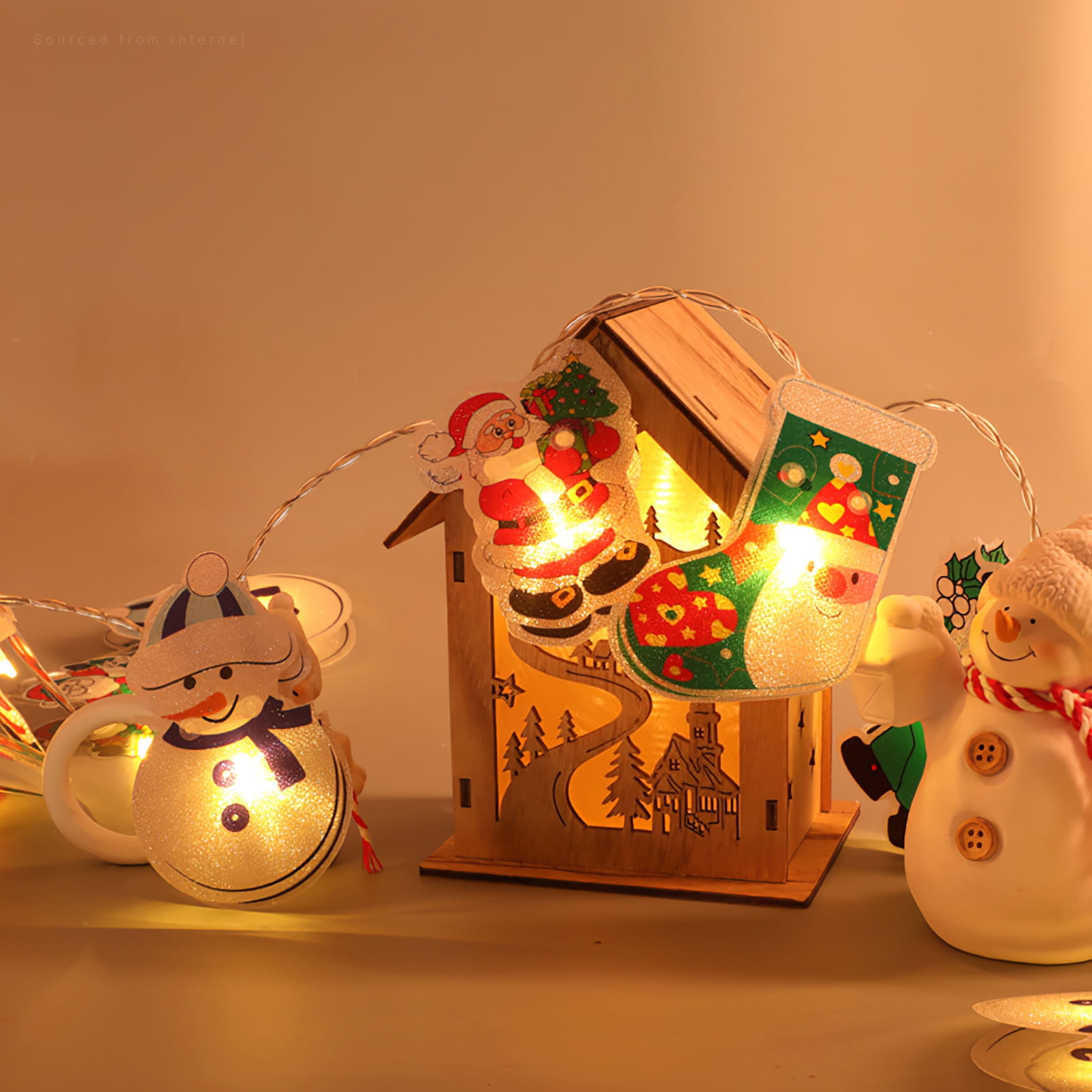 LED Christmas Decoration String Lights, Battery Powered