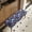Purple Hippie Flower, variant on FKELYI Blue Peacock Print Dining Bench Cover Anti-Dust Bench Slipcover Stretch Fabric Furniture Protector Cover with Elastic Band for Living Room Bedroom