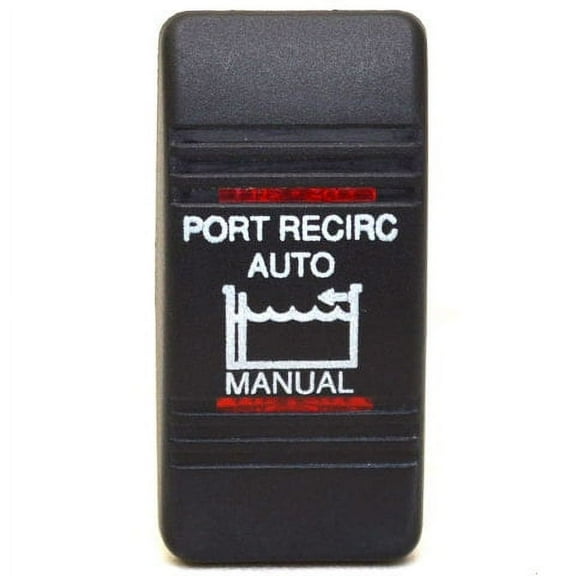 Carling Boat Rocker Switch Cover | Actuator Port Recirc Auto Illuminated