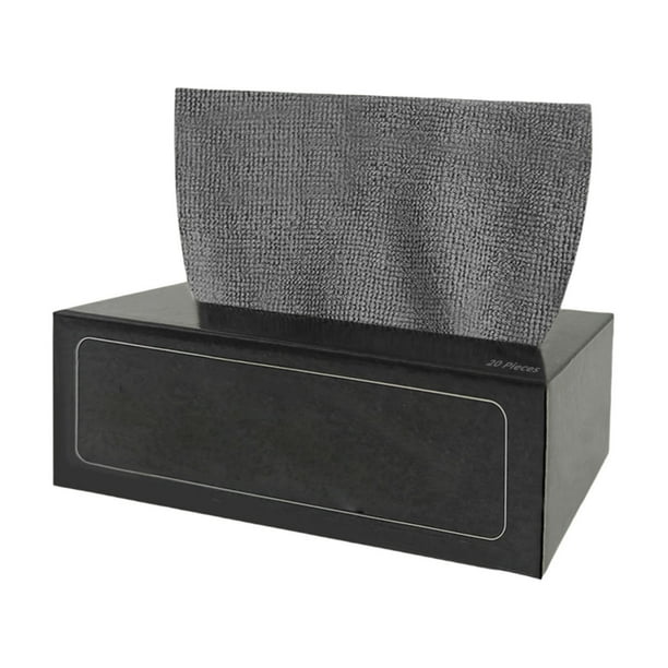 Rollo de paños de limpieza de microfibra, paquete de 20, para uso en seco o húmedo, paños de cocina con dibujos animados, paños de papel reutilizables, absorbentes y de secado rápido, para la lim...