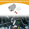 thumbnail image 2 of Conector de terminal de cable hembra impermeable de 2 pines para motor de rociado de limpiaparabrisas Unique Bargains para Nissan 1 juego, 2 of 6