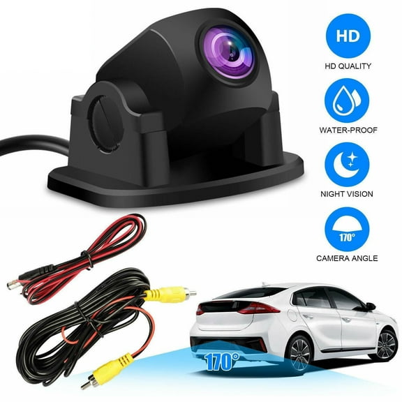 Yesurprise 170-degree HD CMOS Car Backup Camera with Front/side/rear View Night Vision