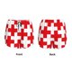 thumbnail image 3 of Balery Red Cross 1 Pantalones cortos deportivos para mujer con forro y dos bolsillos, elásticos, para entrenamiento, gimnasio, yoga-Medium, 3 of 7