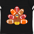 thumbnail image 4 of Inktastic Thanksgiving Cute Football Turkey Boys or Girls Toddler T-Shirt, 4 of 5