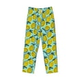 thumbnail image 4 of Goofa Lemon1 Printed Soft Pajama Pants for Men, Wide Leg Comfy Casual Lounge Yoga Pants-X-Large, 4 of 9