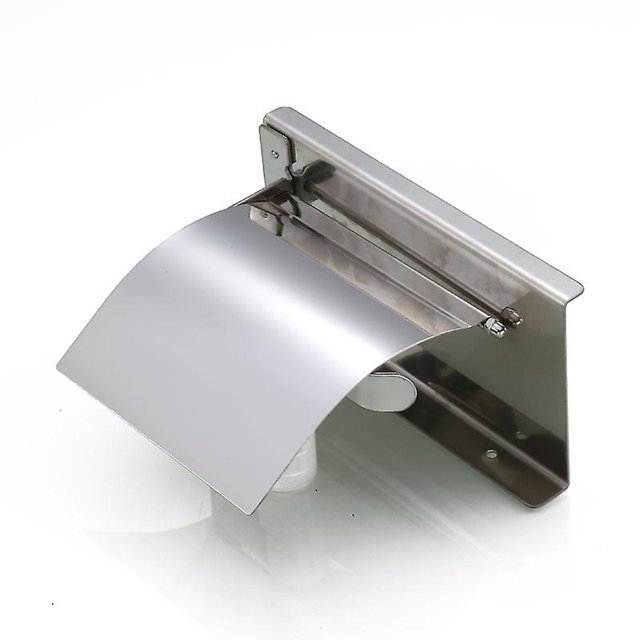 Portarrollos de papel higiénico Yuxing de acero inoxidable color plata