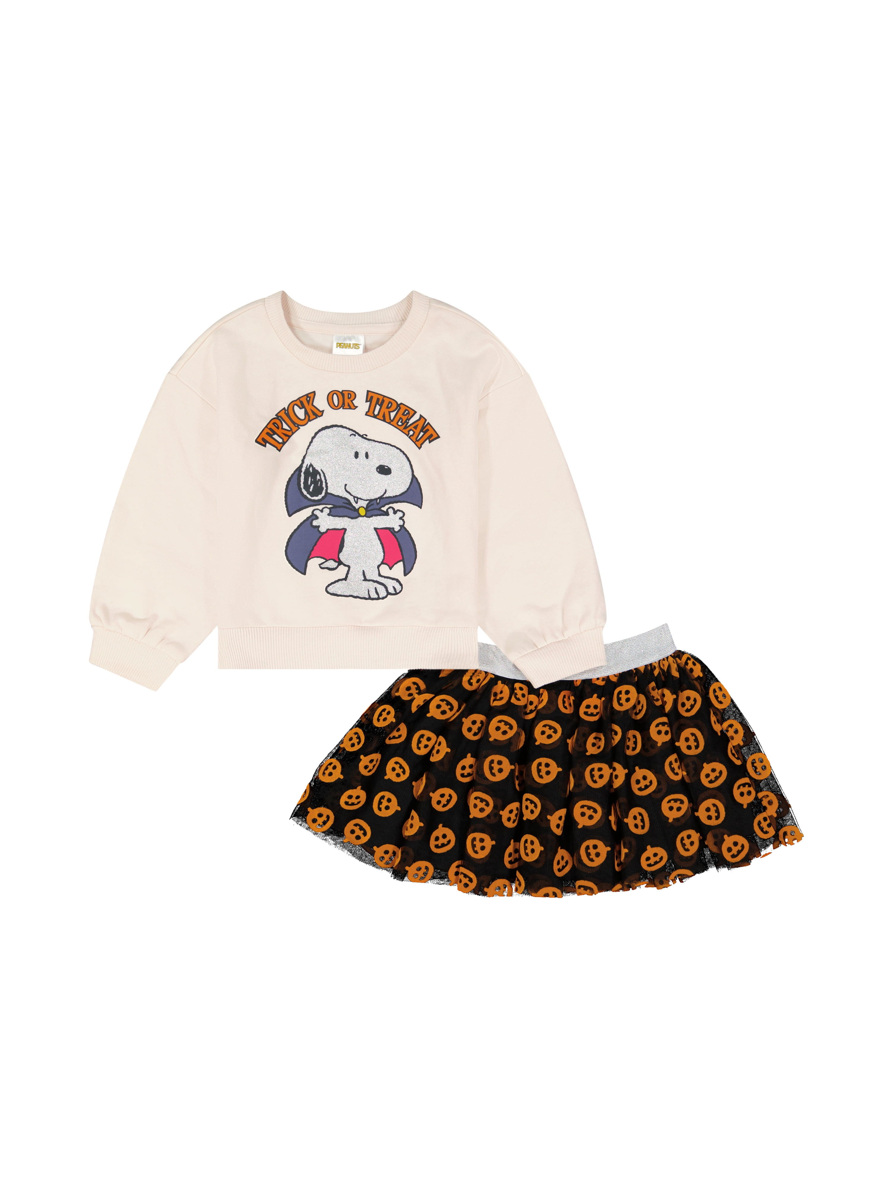 Snoopy Toddler Girls 3 Piece Tutu Skirt Set, Sizes 12M-5T