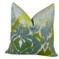 thumbnail image 1 of Plutus Velvet Bliss Water Handmade Throw Pillow, (Double sided 16" x 16"), 1 of 2