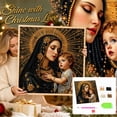 thumbnail image 2 of 5D Diamond Painting Kit Religious Mary and Student Jesus Design 11.81 X 11.81 Inch Diy Wall Art Decor No Frame, 2 of 4