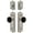Satin Nickel, variant on Grandeur 853548 Windsor Solid Brass Rose Single Cylinder Keyed Entry Deadbolt And Knobset