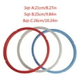 thumbnail image 3 of EIGTHTAIL 3Pcs Pressure Cooker Gasket Pressure Cooker Sealing Rings Silicone Pressure Cooker Sealing Rings for 3qt 5qt 6qt 8qt, 3 of 8